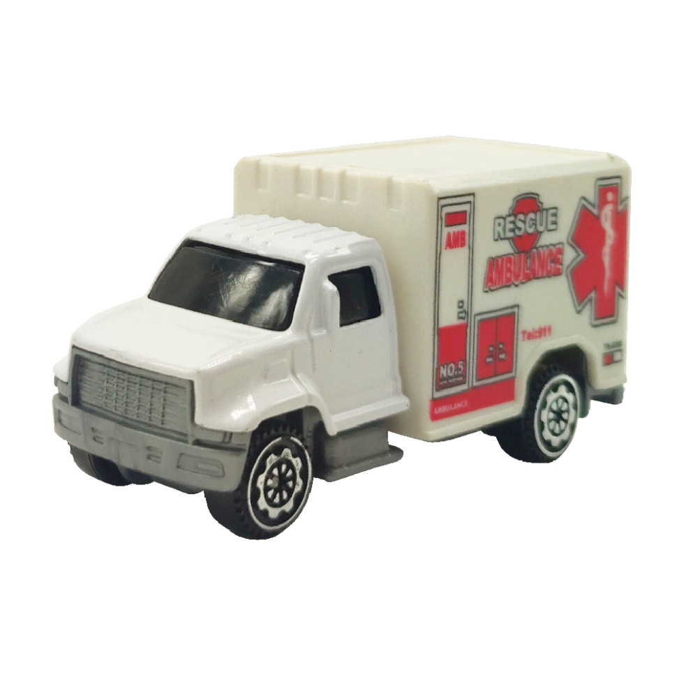 Машинка игрушечная Спецтехника АвтоПром 7637 масштаб 1:64, металлическая Ambluance 5