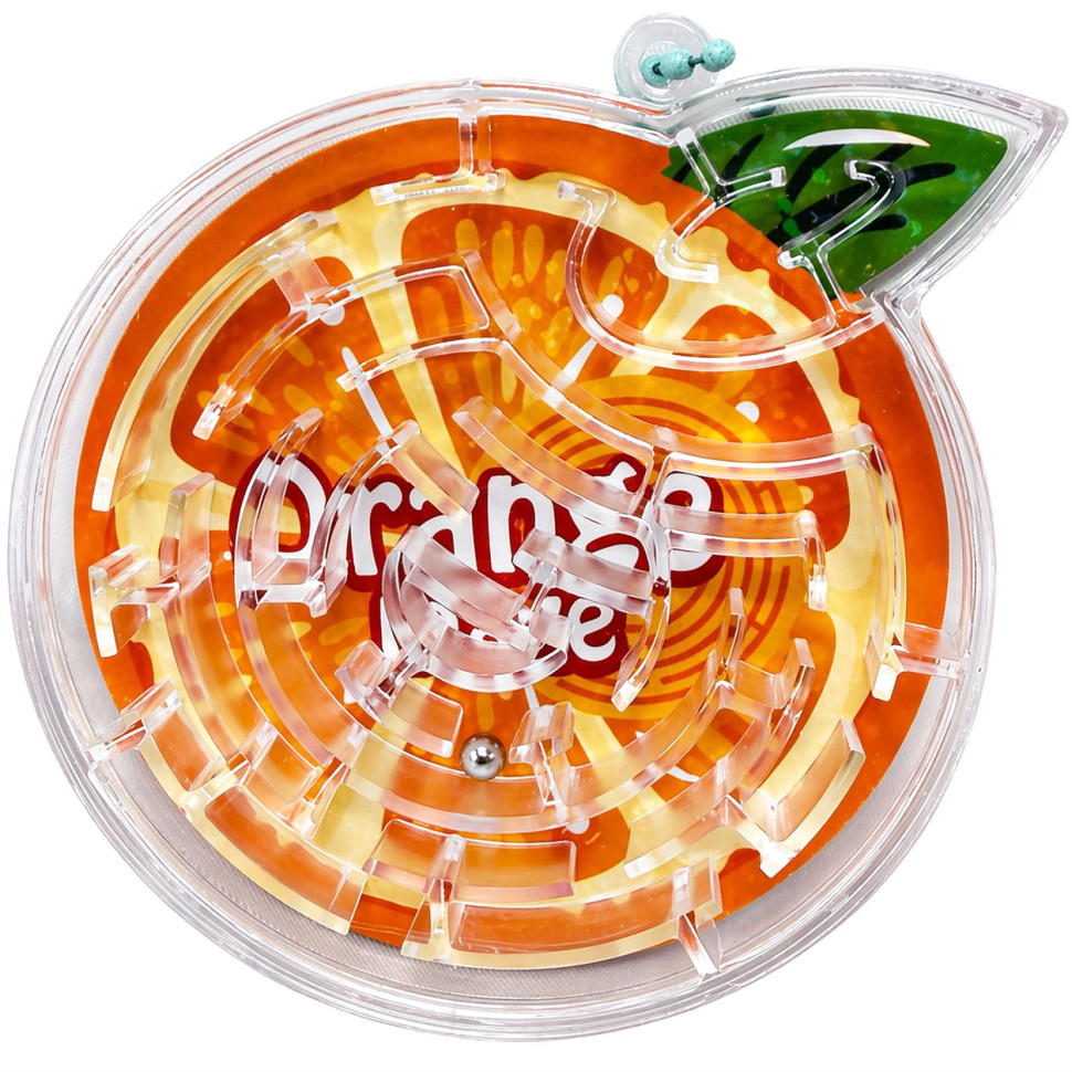 Детская головоломка лабиринт "Orange maze" 2347(Orange) размер 7х1х9 см