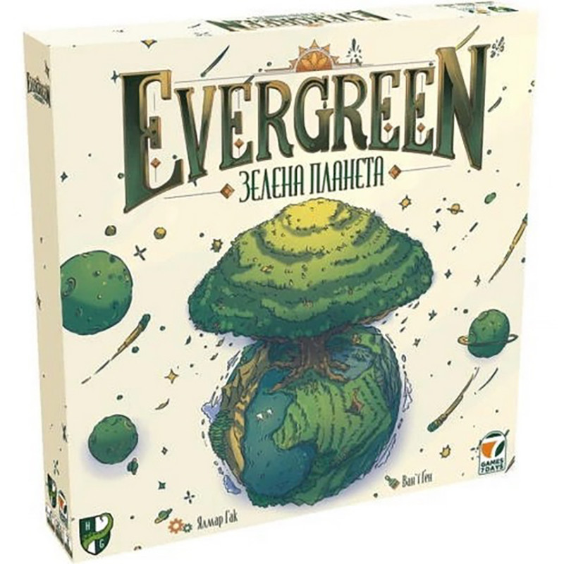Настольная игра "Evergreen. Зеленая планета" EVG001UA 45 фишек ростков