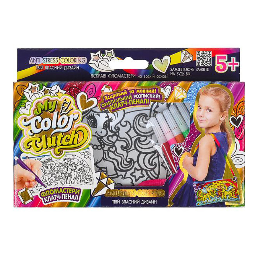 Набор для творчества "My Color Clutch" CCL-02-01U...06U с фломастерами Вид 1