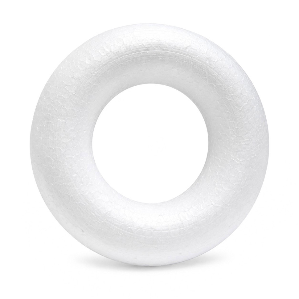 Пенопластовая заготовка для декорирования Кольцо DR-9-5 диаметр 9,5 см