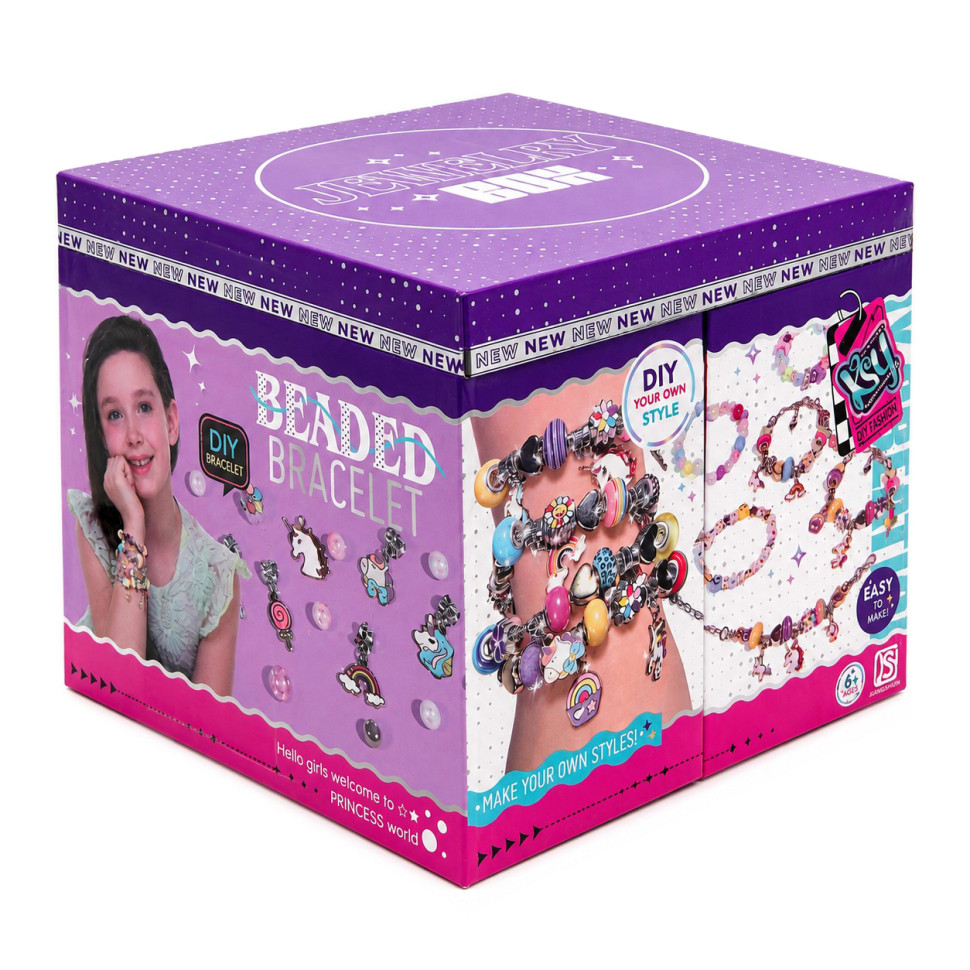 Детский набор с украшениями для создания шарм-браслетов "Jewelry Box" KSY951