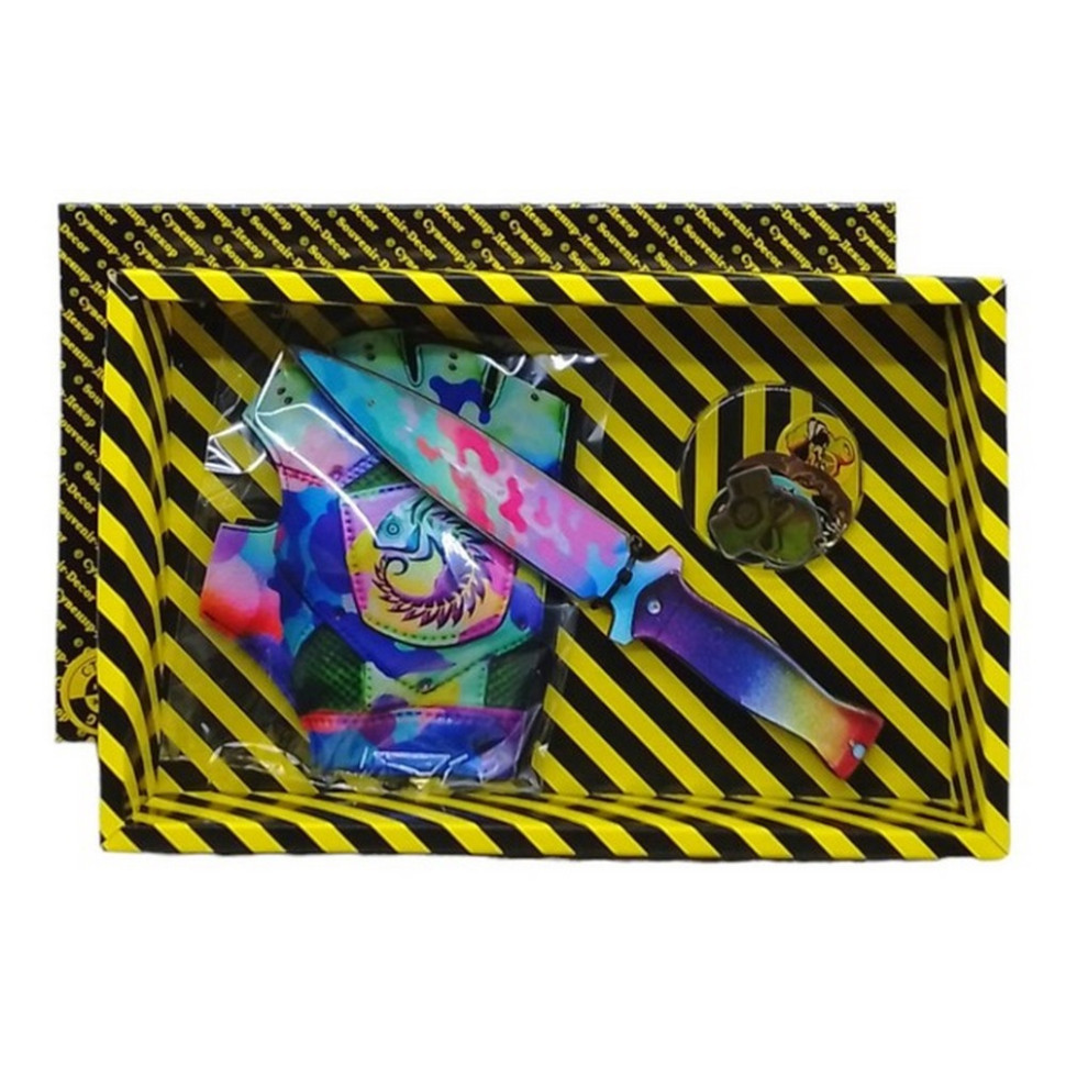 Сувенирные ножи BOX "Sting MIMIC" STIM-B, деревянные
