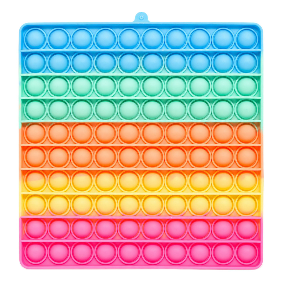 Антистресс игрушка POP IT Квадрат AA3668-3 разноцветный, 20х20 см