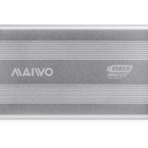 Кишеня Maiwo зовнішня для HDD 2,5" SATA через USB3.0 на гвинтах алюміній срібляста