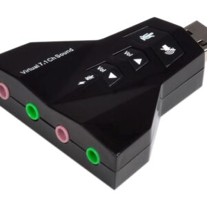 Звукова карта Dynamode USB 8(7.1) каналів Virtual, 2 стерео-виходи, 2 моно-входи, RTL 3D