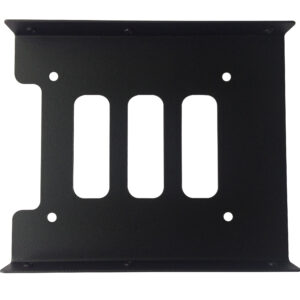 Фрейм-перехідник Maiwo для 2.5" HDD/SSD в 3.5" відсік метал, розмір 122 х 100 х 25 мм, чорний