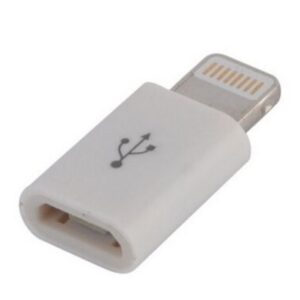 Адаптер Lapara компактний Apple Lightning на Micro USB для заряджання iPhone 5/5S/6/6+, iPad, білий