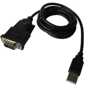 Адаптер Dynamode USB 2.0 A Male - 1*RS-232 (COM) кабель 1,5 м, чіпсет FTDI FT232RL, чорний