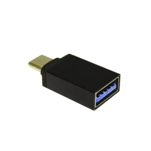 Адаптер Lapara USB Type-C male на USB 3.0 Female OTG, чорний