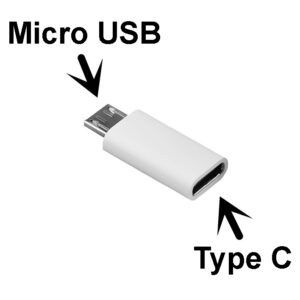 Адаптер Lapara Micro USB на USB 3.1 Type-C Female, білий