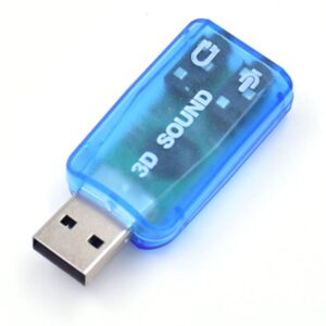 Звукова карта Dynamode USB 6(5.1) каналів 3D RTL, блакитна