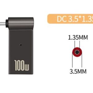 Адаптер PD 100W USB Type-C Female to DC Male Jack 3.5x1.35 mm – для зарядж. ноутів ASUS, планшетів