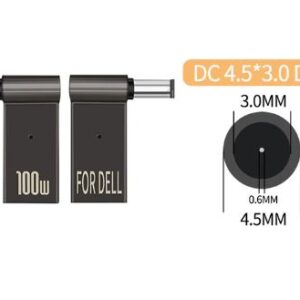 Адаптер PD 100W USB Type-C Female to DC Male Jack 4.5x3.0 mm – для заряджання ноутів DELL
