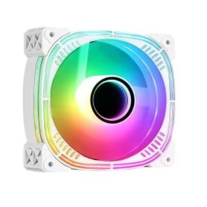 Вентилятор Cooling Baby 12025WARGB 120x120x25мм HB, білий, 25дБ, 12V, 600-1500 об/хв, PWM