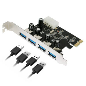 Плата розширення Dynamode USB 3.0 4 зовнішні порти, to PCI-E, чипсет VL805-Q6