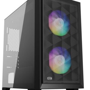 Корпус PcCOOLER CPS C3D310 BK ARGB чорний Micro ATX/Mini-ITX без БП (LxWxH)406x220x410мм/