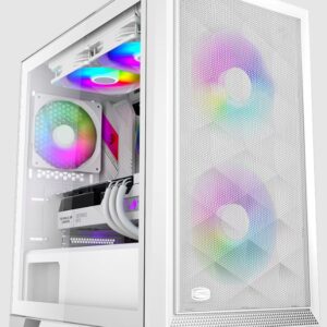 Корпус PcCOOLER CPS C3D310 WH ARGB, білий Micro ATX/Mini-ITX без БП (LxWxH)406x220x410мм/
