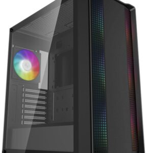 Корпус Deepcool CC560 ARGB V2 безБЖ Mini-ITX/Micro-ATX/ATX чорний.,2x3.5,2+1*2.5";