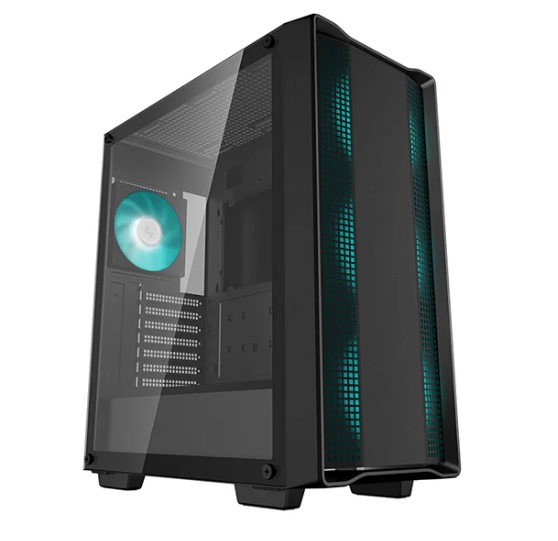 Корпус Deepcool CC560 V2 чорний Без БЖ Mini-ITX/Micro-ATX/ATX,2x3.5,2+1*2.5"; 527×279×494мм(L×W×H)