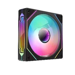 Вентилятор Cooling Baby Mirror fan bk 1 120x120x25мм HB, чорний, 25дБ, 12V, 600-1500 об/хв, PWM