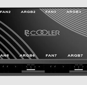 PcCOOLER Розгалужувач живлення ARGB Hub-H01 для підключення до 8 вентиляторів ARGB