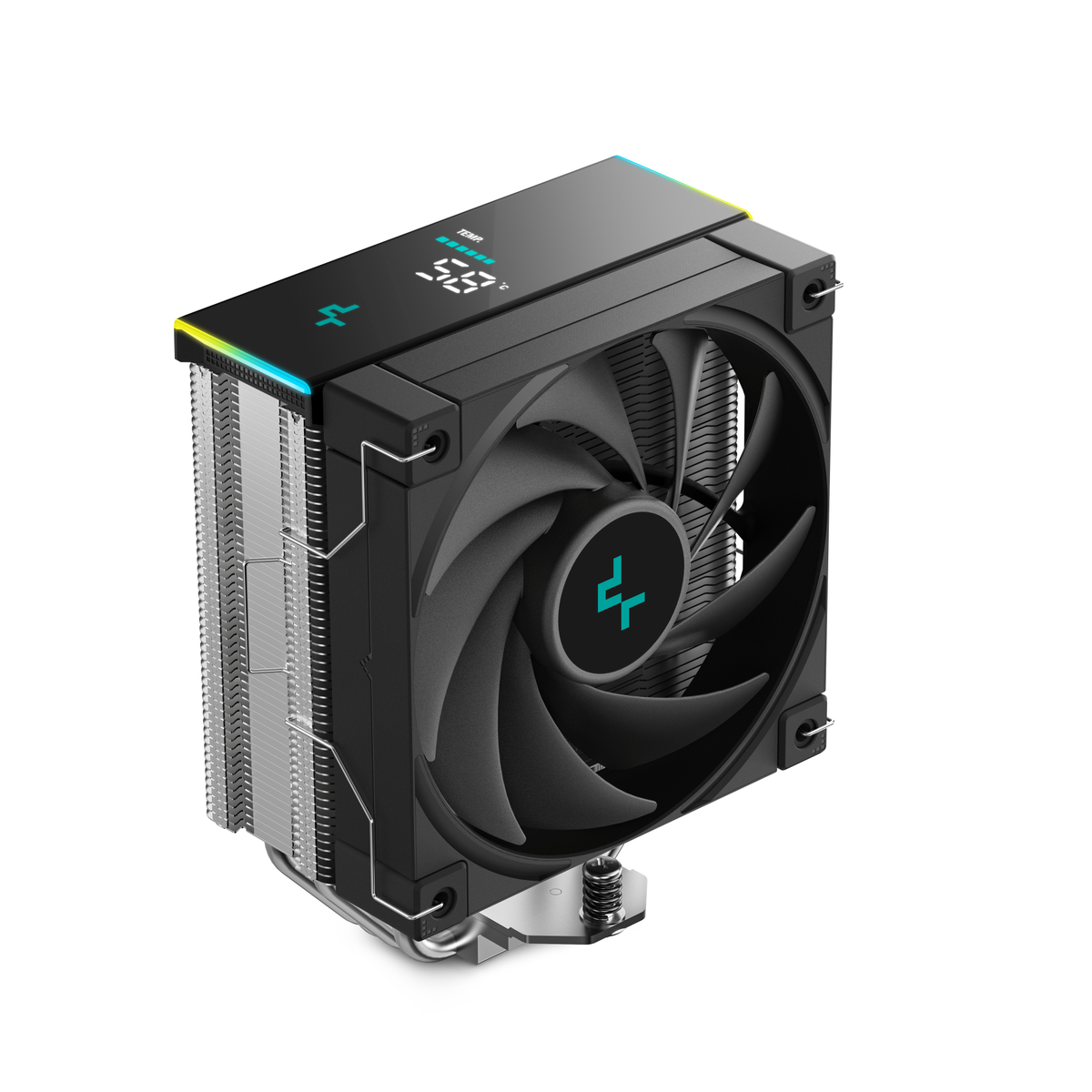 Охолоджувач для проц. Deepcool AK400 Digital SE чорнийIntel LGA1851/1700/1200/1151/1150/1155/AM5/AM4