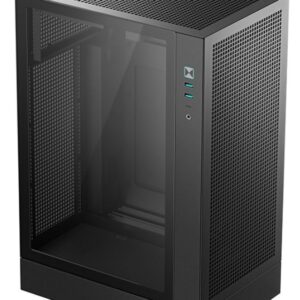 Корпус Deepcool CH170 PLUS чорний без БЖ Mini-ITX/Micro-ATX 290x195×424,5мм/476х263х361мм