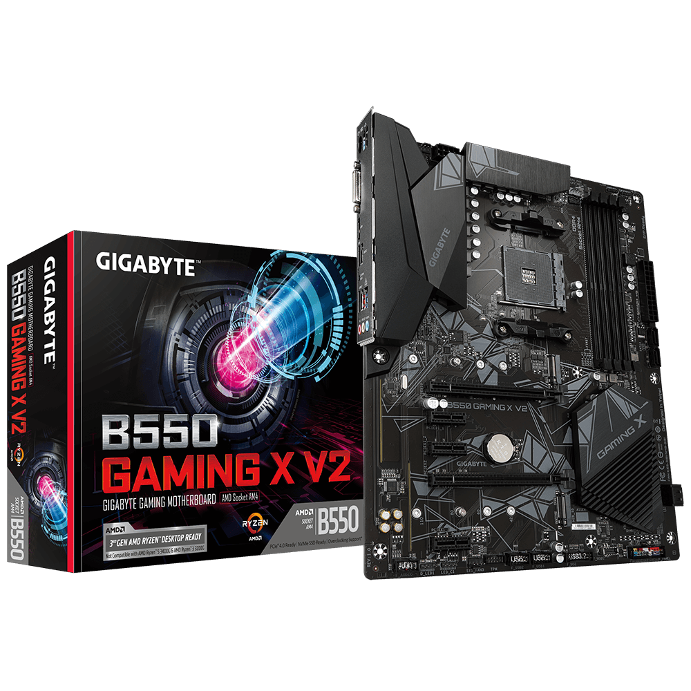 Материнська плата GIGABYTE B550 Gaming X V2 (sAM4, AMD B550, PCI-Ex16)