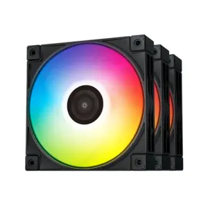 Набір RGB вентиляторів Deepcool FC120 3in1 для корпусу 3*120x120x25мм, HB, 500~1800 RPM±10%,