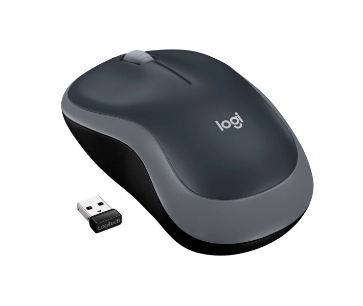 Миша бездротова Logitech Wireless M185 Grey (910-002235)