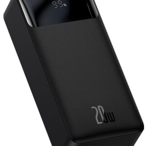 Універсальна мобільна батарея Baseus Bipow Digital Display Power bank 30000mAh 20W Black