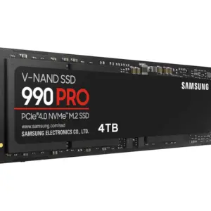 SSD M.2 NVMe 4TB Samsung 990 Pro Pascal TLC 7450/6900MB/s PCIe 4.0 (MZ-V9P4T0BW)