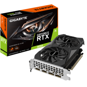 Відеокарта Gigabyte GeForce RTX3050 Windforce OC 6G (GV-N3050WF2OCV2-6GD)