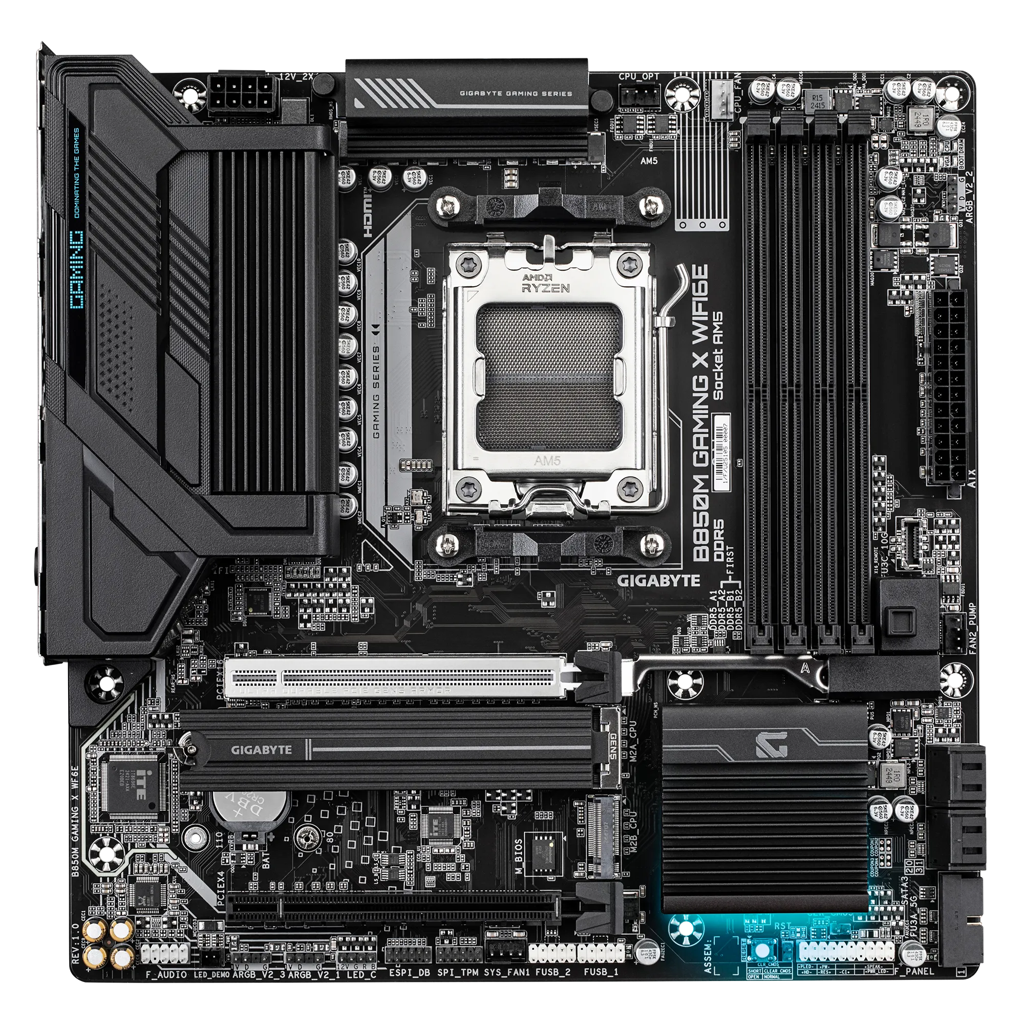 Материнська плата Gigabyte B850M GAMING X WF6E (sAM5, AMD B850, PCI-Ex16)