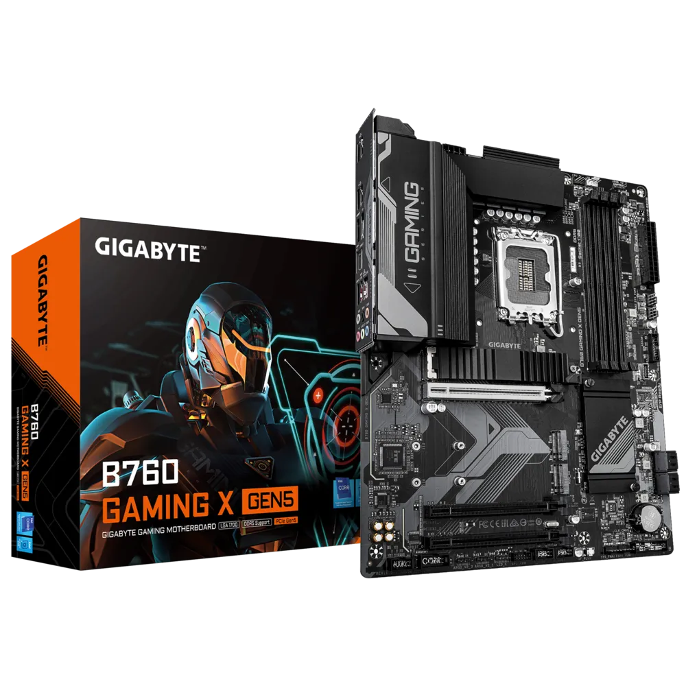 Материнська плата Gigabyte B760 GAMING X GEN5 (s1700, Intel B760, PCI-Ex16)