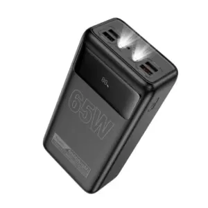 Зовнішній акумулятор (павербанк) Hoco DB81A Apollo 50000mAh 65W Black