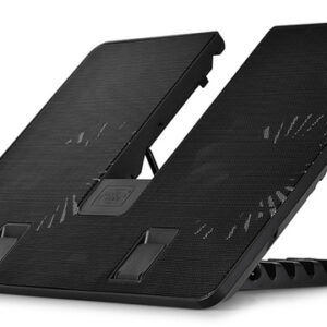 Підставка кулер для ноутбуків до 15.6" Deepcool, метал.сітка, 390х280х27.5мм, 2х14см вентилятора