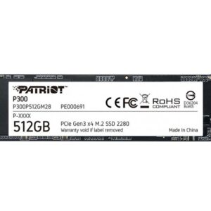 SSD M.2 NVMe 512GB Patriot P300 SM 3D TLC 1700/1200MB/s