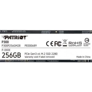 SSD M.2 NVMe 256GB Patriot P300 SM 3D TLC 1700/1100MB/s
