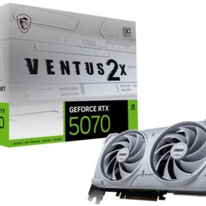 Відеокарта MSI GeForce RTX5070 VENTUS 12G 2X OC WHITE (V532-004)