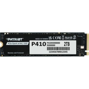 SSD M.2 NVMe 2TB Patriot P410 3D TLC 5000/4500MB/s