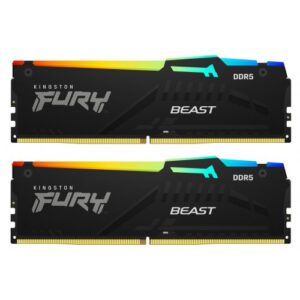 Модуль пам'яті DDR5 32GB (2x16GB) 5600 Kingston Fury Beast C36 набір з 2-х модулів