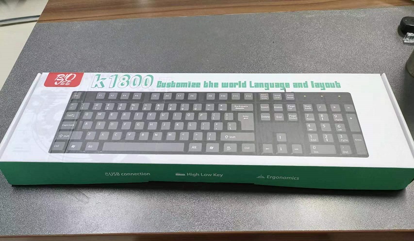 Клавіатура BIOJEE K1800 EN USB (повнорозмірна, з цифроблоком) - Зображення 2