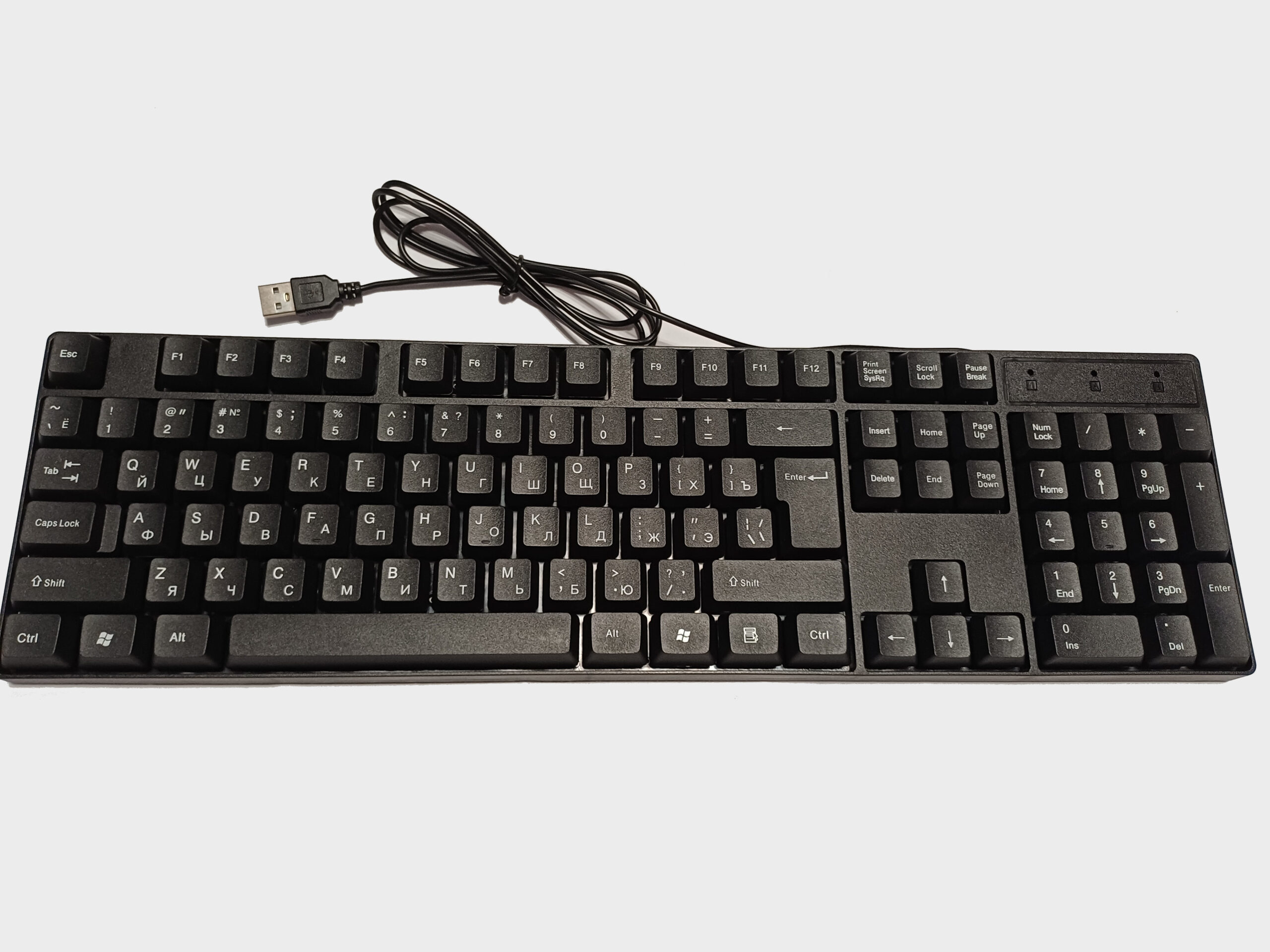 Клавіатура BIOJEE K1800 USB (повнорозмірна, з цифроблоком)