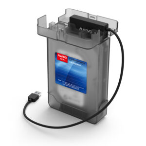 Адаптер підключ. HDD 2,5"/3,5" SATA/SSD до порту USB3.0 +контейнер Maiwo захисний для HDD 3,5", чорн