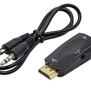 Адаптер STLab HDMI (PC/laptop) - VGA F(Monitor) для підкл. PS3/PS4, аудіо-кабель у комплекті