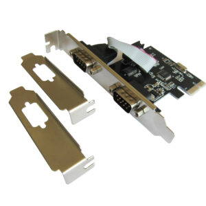Контролер Dynamode RS232 (COM) 2 канали чіпсет WCH 382 PCI-E, LP-низкопрофільна планка