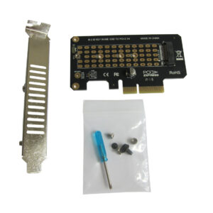 Контроллер Dynamode M.2 SSD NVMe M-Key to PCI-E 3.0 x4/ x8/ x16, full profile bracket