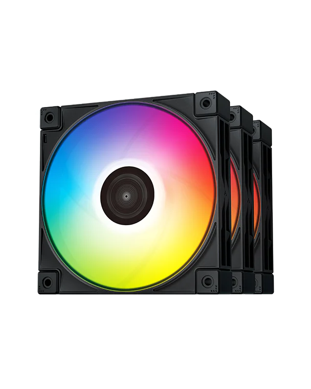 Набір RGB вентиляторів Deepcool FC120 3in1 для корпусу 3*120x120x25мм, HB, 500~1800 RPM±10%,